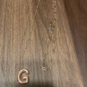 New women necklace
New Letter G